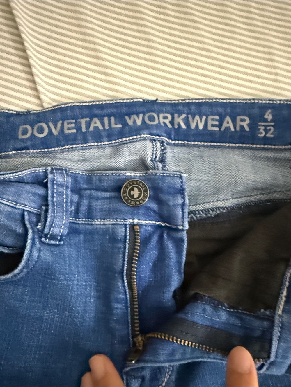 Dovetail Blue Carpenter Style Jeans with Side Pocket